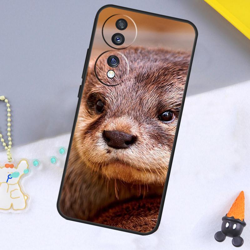 

Animal otter For Honor X8 X9 50 70 Phone Case For Huawei P30 Pro P50 P40 P20 Lite Nova 5T P Smart 2021 Huawei P30 Pro