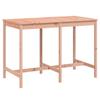 VidaXL Table de jardin 159,5x82,5x110 cm bois massif de douglas 824100
