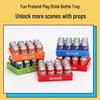 Miniature Soda Tray Toy for Dollhouse Pretend Play