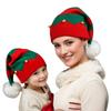 Cross-border winter mom baby parent-child knitted hat festive dress up Santa warm wool hat female Christmas