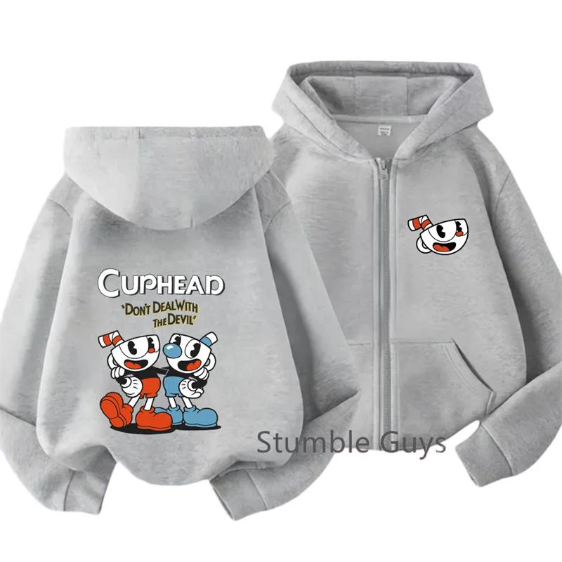 Children's Cardigan Hoodie Zipper Style Sweatshirt Boys Girls3-12Yrs Brand Sports Top Casual Fashion Charming Loose Coat Clothes