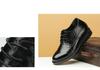 Men's Height-Increasing 8CM Formal Leather Shoes - Korean Style, Pointed Toe, Breathable, Casual, British Trend