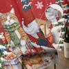 Dwarf Snowflake Christmas Tree Ball Gift Cat Squirrel Sheer Curtains Room Decoration Window Curtain Kitchen Tulle Voile Curtains