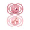MAM Lollipops Perfect Animals Pacifier - 18+ Months - Silicone - X2 (Model : Rabbit and Strawberries)