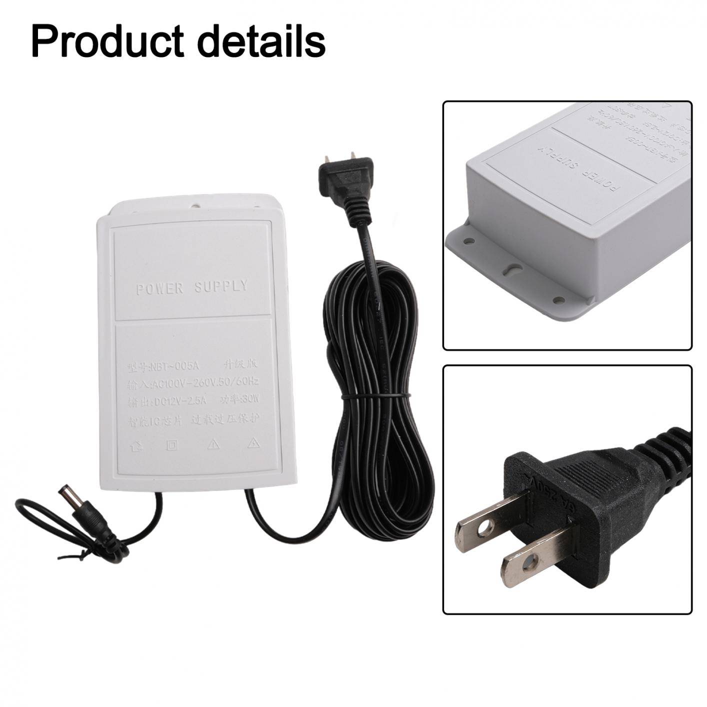 

CCTV Camera Adapter Power Monitoring Switch UPS Power Supply 12V 2.5A