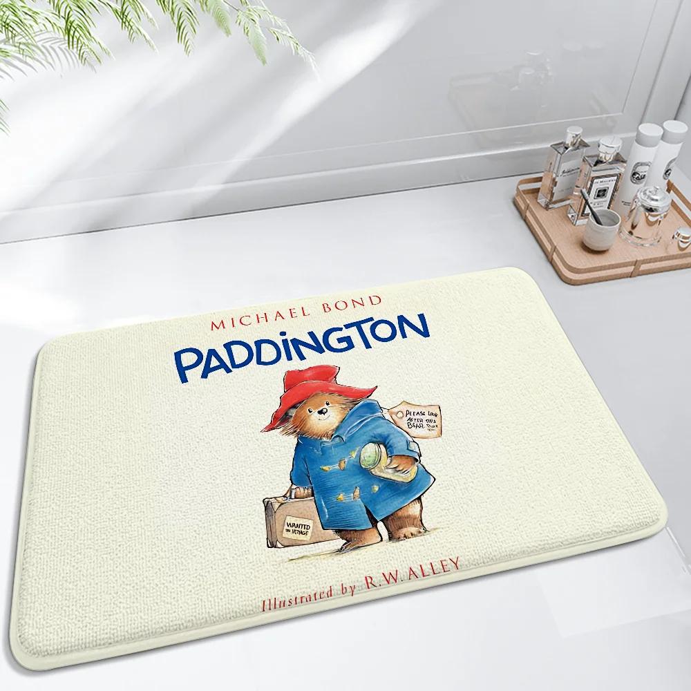 

P-Paddington Bear Floor Mat For Living Room Sofa Floor Cushions Modern Soft Fluffy Home Rug For Children s Bedroom Play Carpet 40x60cm