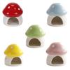 Keramisk Hamsterhus Grotta Stadig Svampformad Mångsidig Tecknad Marsvin Gömställe för Ekorrar Iller Tillbehör