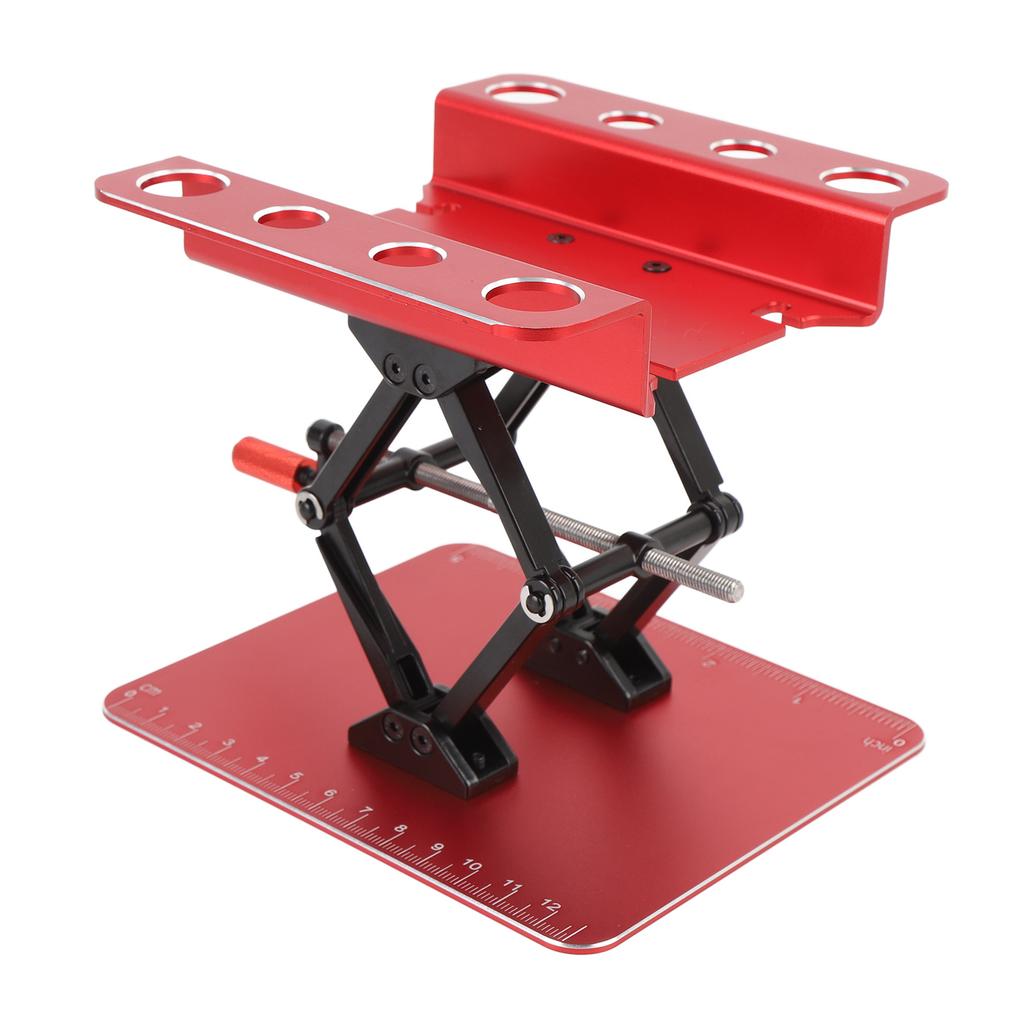 RC Car Work Stand Simulation Metal RC Repair Workstation Support Elevating Rotatable for 1:8 and 1:10 RC Car