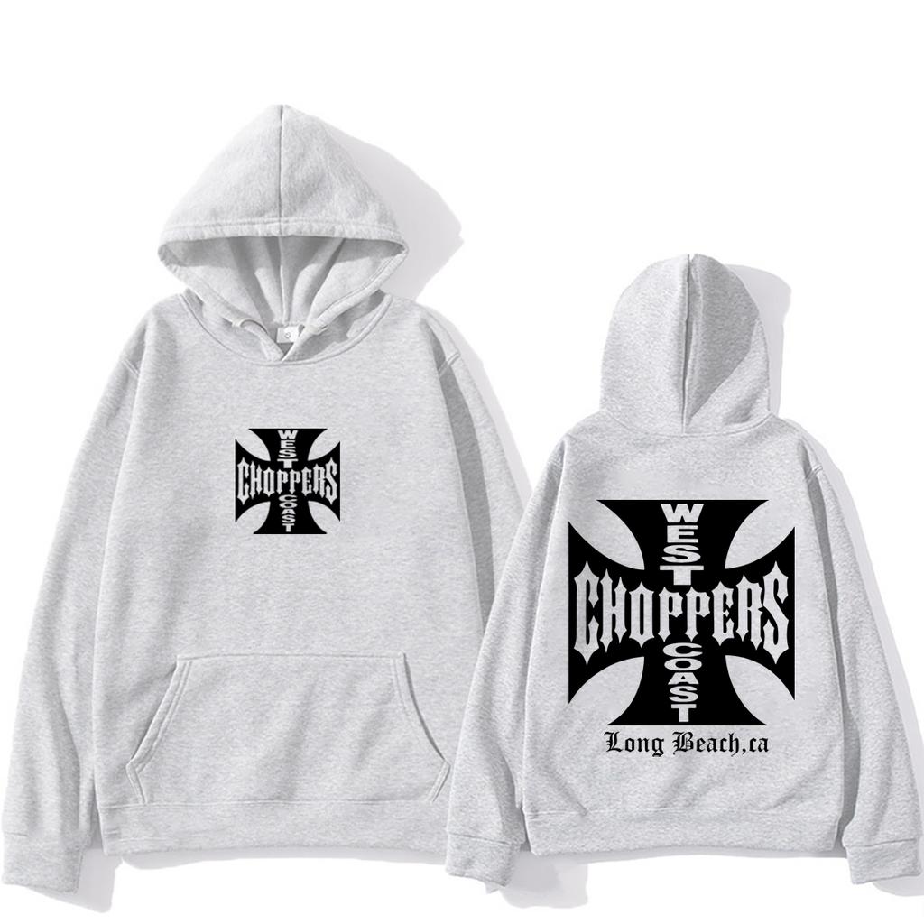 Herbst- und Wintermode Herren Harajuku y2k Langarm-Kapuzenpullover Hoodie Beidseitig bedruckt West Coast Retro Damen Sportbekleidung