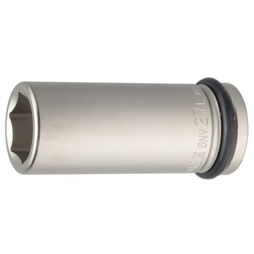 TONE 6NV-27L Long Impact Socket, 19.0mm (3/4") Drive, 27mm Width