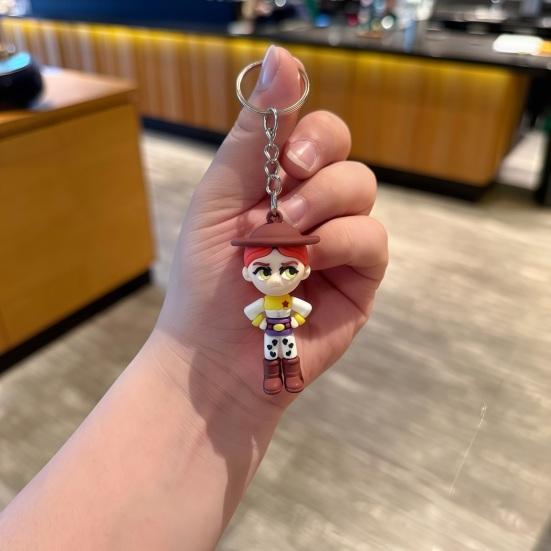 1/5Pcs Keychain Pendant, Cartoon Anime Figure Charm Key Holder, Party Favor Keychain Pendant for Children Friends Backpack Decoration