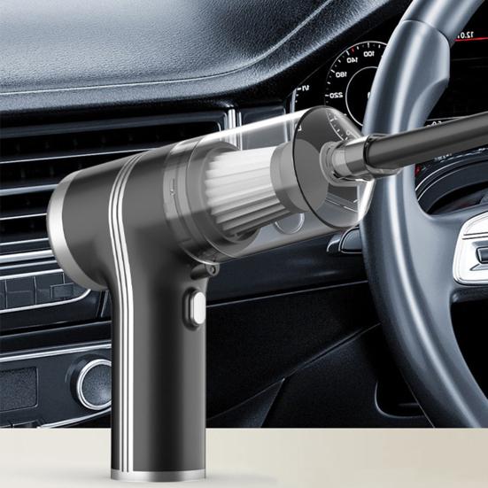 

Автомобильный пылесос, двигатель 120 Вт, 9000 Па, сильное всасывание, низкий уровень шума, компактный размер, беспроводной ручной пылесос для удаления пыли чёрный