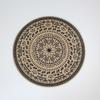 36/38cm Braided Place Mats Heat Resistant Cup Coaster Mat Vintage Round Placemat  Dining Table