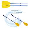 French-Style Double Kayak Oar Pair, 120CM Rubber & Plastic Paddles