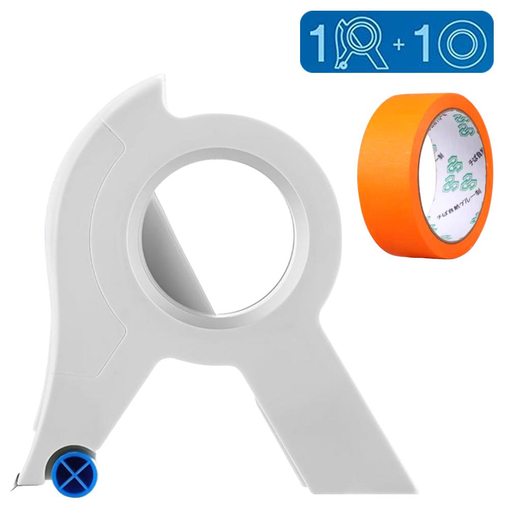 New Painter Masking Tape Applicator Dispenser Machine Adhesive Tape with Tape Cutting Tool for Repair and Beautify Crack in Tile