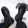 Fashion Italian Casual Leather High Top Boots Comfy Men Ankle Boot Fashion Luxury Brand Men Lace-up Boots New Design Outdoor Hiking Boot