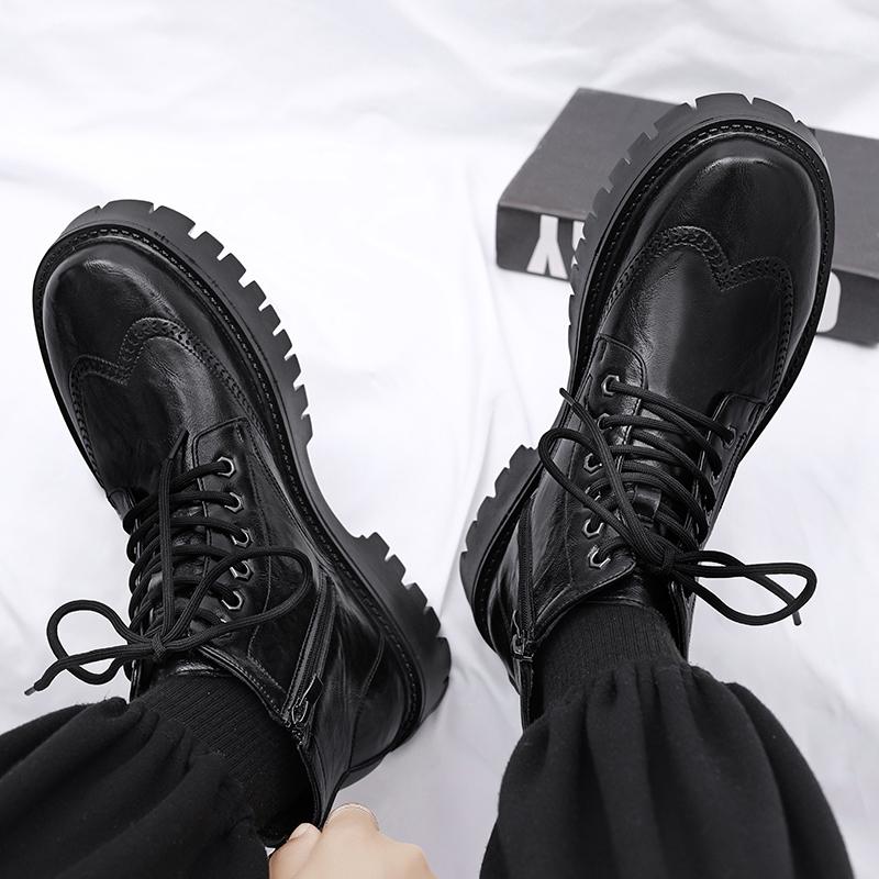 2024Новые толстые ботильоны на толстой подошве — фото 7