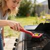 Grill Cleaning Brush with Replaceable Pads Burr-Free Grill Scraper Built-In Grease Remover BBQ Cleaner Outdoor Grill Tool