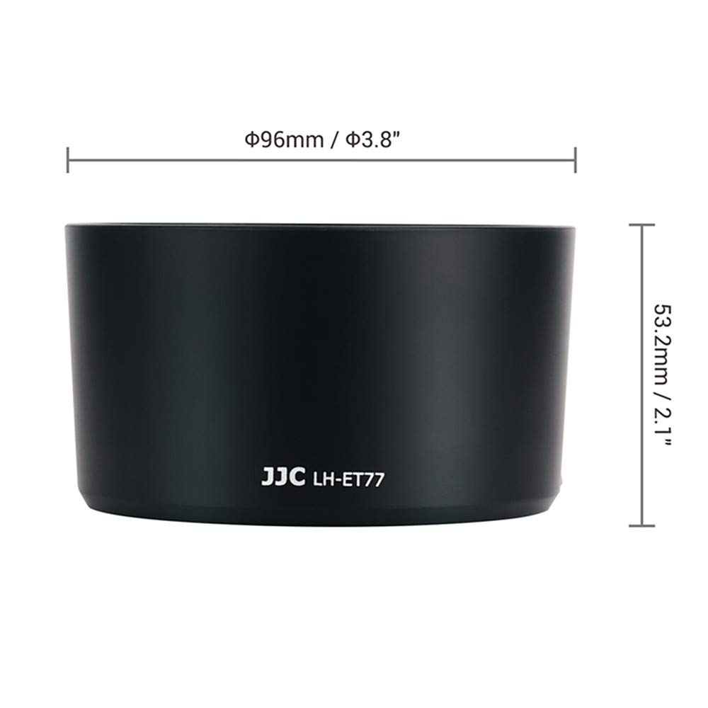 JJC Reversible Lens Hood for Canon RF 85mm F2 Macro IS STM Compatible with Canon EOS and Ra Cameras ET-77 Lens, R5, R6, R, RP,