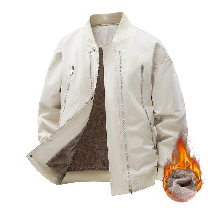 Padded Thickened Comfortable and Versatile Jacket Men Spring and Autumn Loose Trend Retro Baseball Suit Couple Models Coat Men