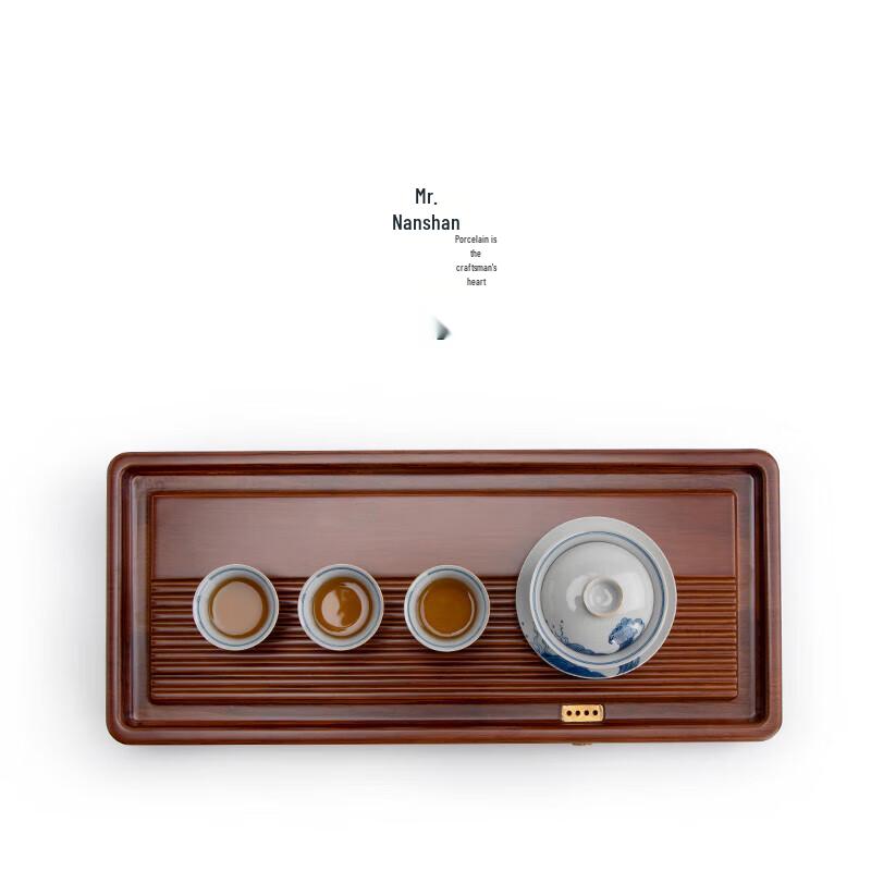 Chinese Kung Fu Bamboo Tea Tray with Water Storage