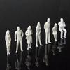 10/50Pcs ABS Plastic Human Scale Multi-Style Pose Miniature Train Scenery Model Building Passengers DIY Character People Figures