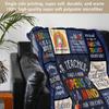 Teacher Gifts for Women Men – Unique Teacher Appreciation Gifts Blanket, Funny Present for Educators, Best Retirement or Birthday Gift from Students