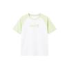 Desa Girls' 2026 Summer Color-Block Raglan T-Shirt