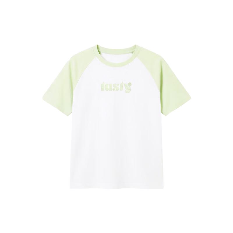 

Desa Girls 2026 Summer Color-Block Raglan T-Shirt 165