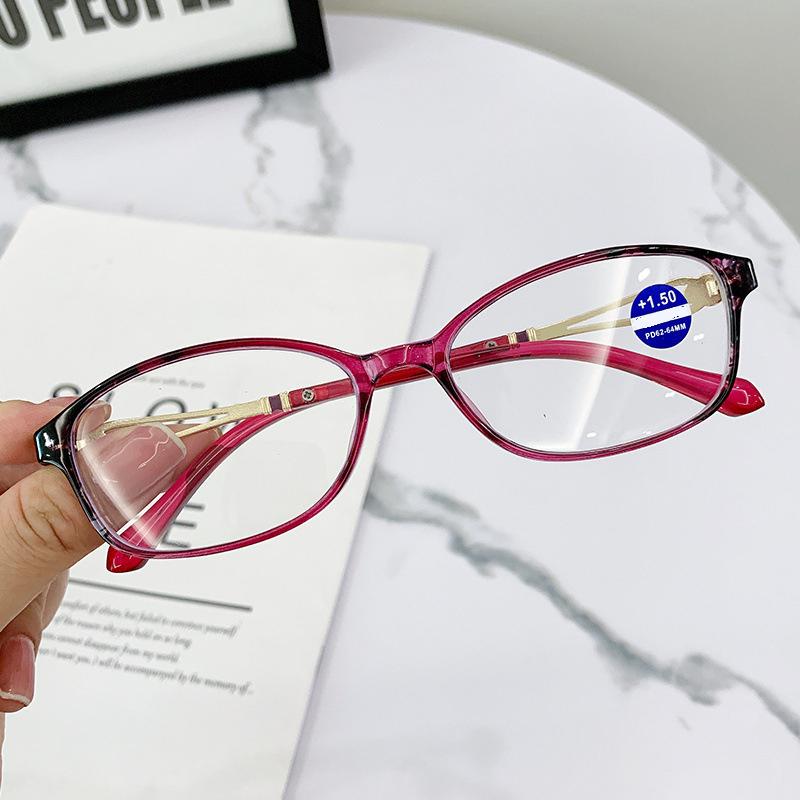 New Anti-glare Reading Glasses For Women Fashionable Mid-adult Eyewear With HD Frame 1912