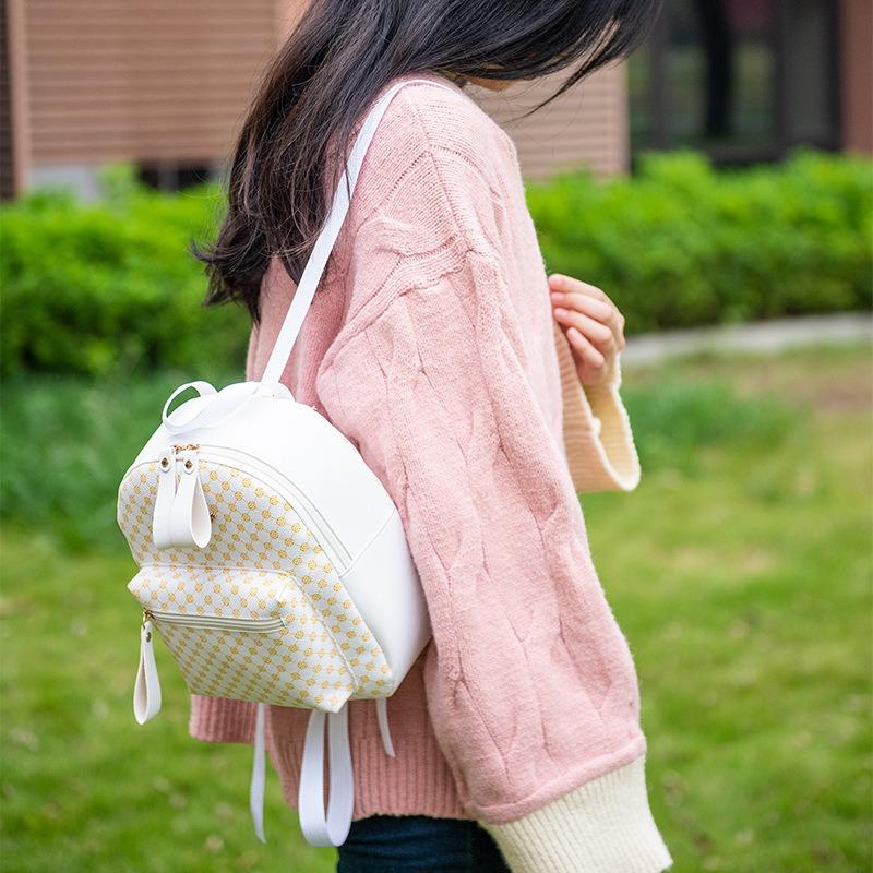 Women's Bags Stylish and Simple Women's Bags Casual Backpacks Small School Bags Portable Shoulder Messenger Mobile Phone Bags Small Bags