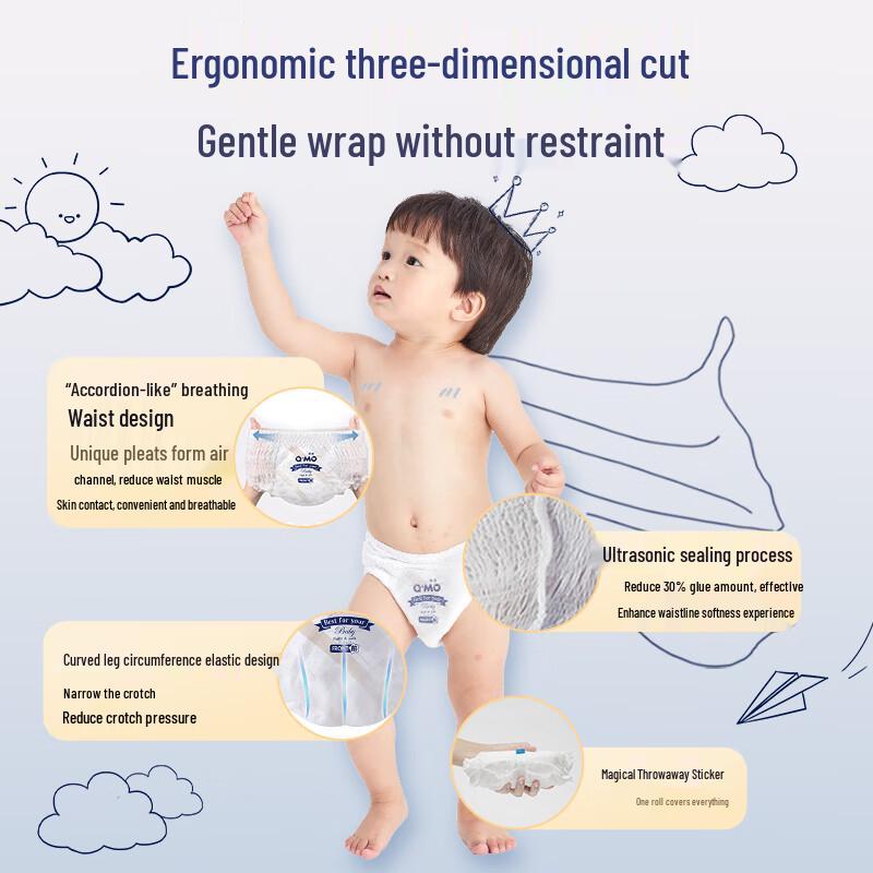Q-MO Gentle Baby Pull-Up Diapers
