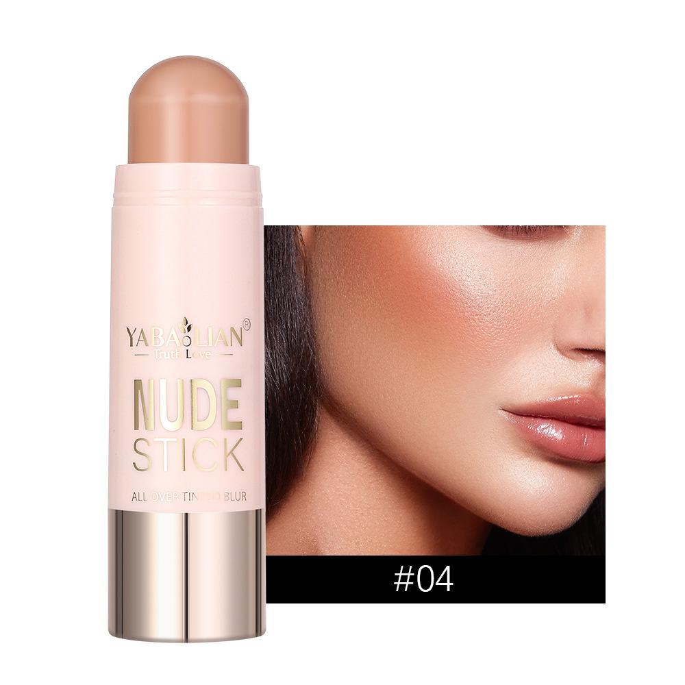 Grooming Stick Wheat Long-lasting Highlight Stick Waterproof Blush Grooming Cream Blush Stick