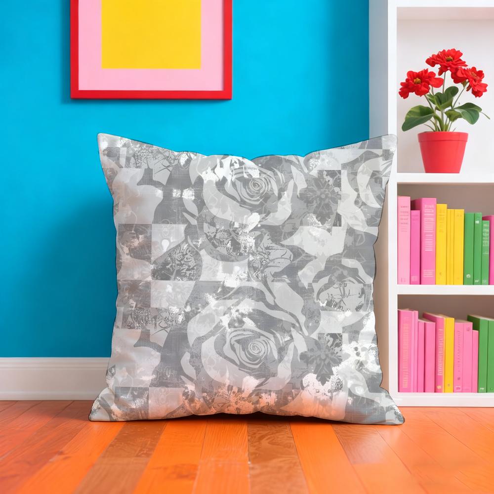 Retro Prints Cushion Cover Pillow Case Plush Fabric Soft Double Sided Print Home Sofa High Quality Cushion