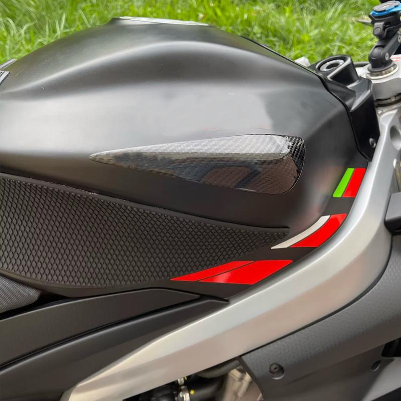 RS660 Tank Pads Protector For Aprilia Tuono RS 660 2021 2022 2023 2024 Motorcycle Accessories Side Fuel Traction Stickers Decal