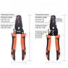 1Pc 10 In 1 Wire Pliers Multifunctional Electrician Peeling Household Network Cable Wire Stripper Puller Stripper Tools