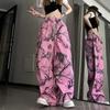 2023 Unisex Retro Graffiti Camo Cargo Pants
