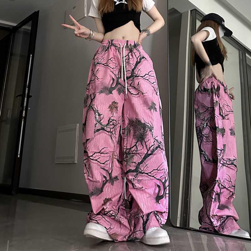 2023 Unisex Retro Graffiti Camo Cargo Pants