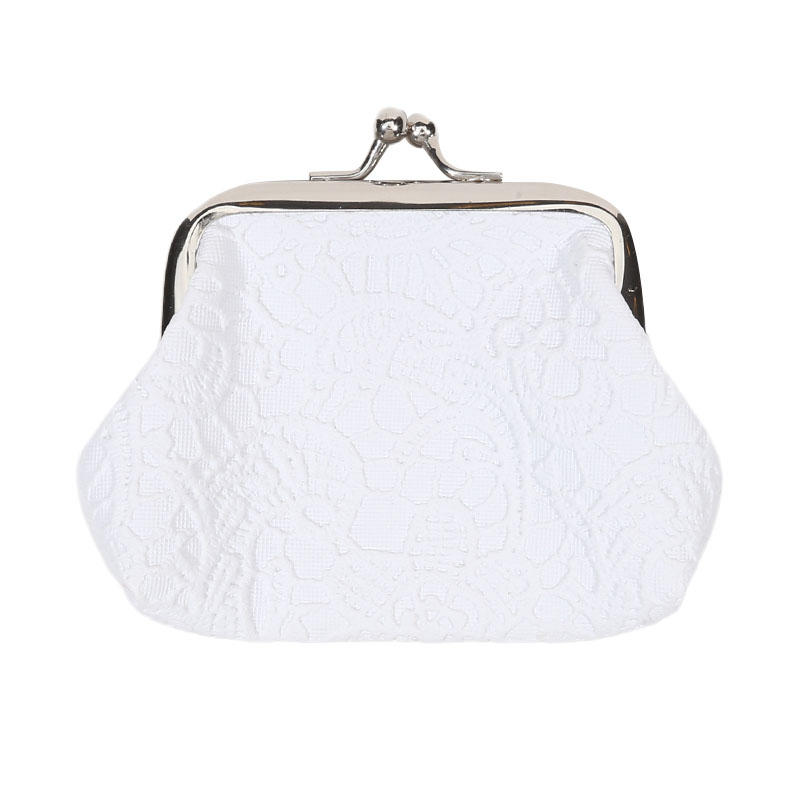 

1 шт. ПУ кружево тисненый маленький кошелек клатч мини кошелек для монет органайзер для кабелей для передачи данных портативный чехол женская сумка для денег для девушки женщины One Size