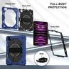 Tablet Case For iPad Pro 11 (2022)/(2021)/(2020)/(2018)/iPad Air (2022)/(2020) Silicone + PC Kickstand Cover with Strap