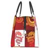 Asian Tradition Dragon Totem Insulated Lunch Bags for School Office Chinese Mythology Waterproof Thermal Cooler Lunch Box Women