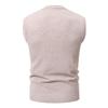 Men's V-Neck Trendy Knit Sweater Vest - Autumn/Winter European & American Style Pullover