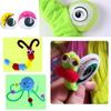 50/100pcs/bag 3D Colorful Activity Eyeballs Plastic DIY Kindergarten New Dolls Activity Eyes