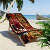 Tractor Truck Print Beach Towel, Large Soft Quick Dry Towel for Beach Camping Swimming