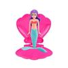 Funny Spin Mermaid Dive Toys Rising Design Mermaid Pool Toy Floating Shell Mermaid  Summer Swimming