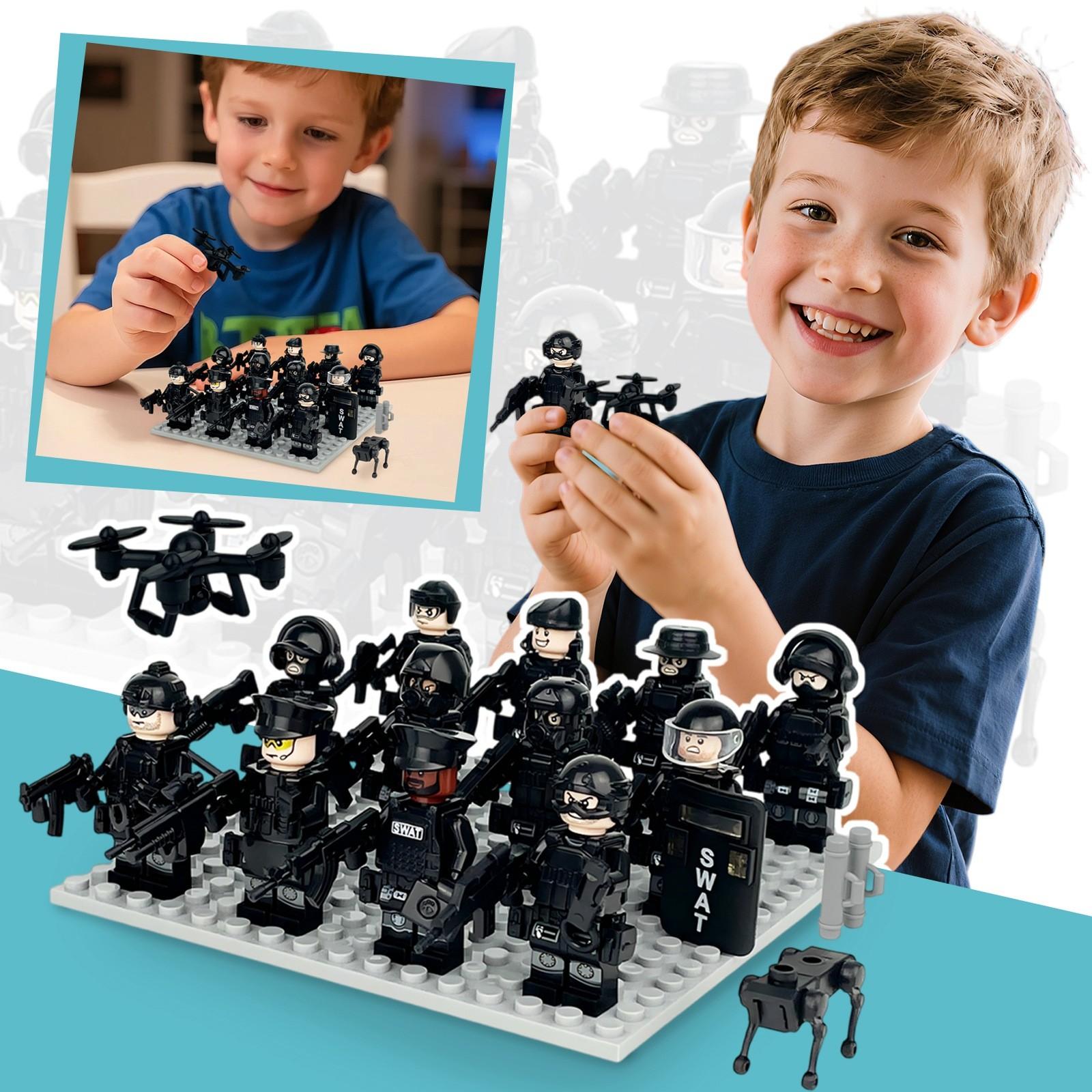 

Детские фигурки-конструкторы — лучшие подарки для детей One Size чёрный