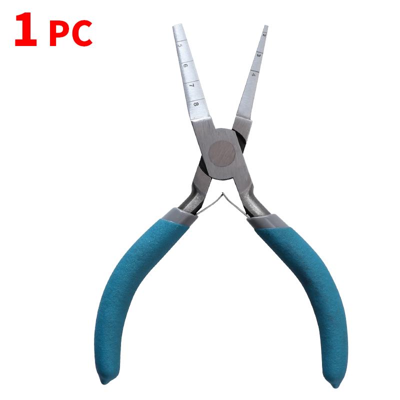 Квадратный зажим для навивки проволоки со шкалой для создания квадратных форм диаметром 2-8 мм, для рукоделия, изготовления ювелирных изделий, петли из проволоки