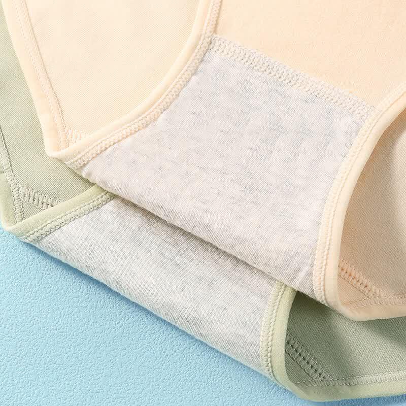 Women's Solid Color Cotton Briefs