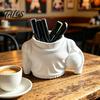 Modern Aesthetic Pen Container Basketball Player Holder, 3D Printed Sports Themed Desktop Organizer, Desk Organizer for Office Funny Pencil