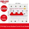Delixi DZ47sLE Air Switch Circuit Breaker with Leakage Protection (1-4P, Single/Three-Phase, N)